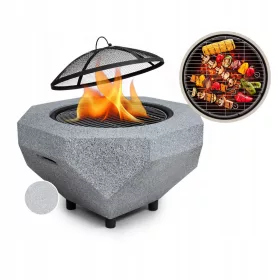    BLUMFELDT GARDEN GRILL GARDEN FIRE PIT РЕШЕТКА 41 CM ИСКРОГАСИТЕЛ СИВ