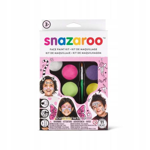 Бои за лице Snazaroo 8 бр х 2 мл