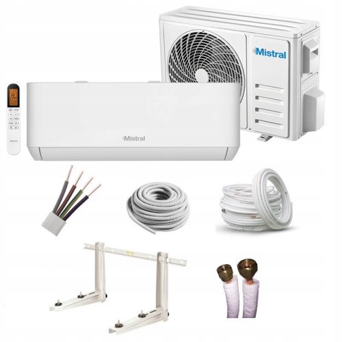 Климатик Mistral 3.5kW WiFi отопление, комплект нагревател за тави