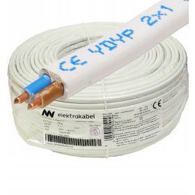   Плосък електрически кабел, монтаж YDYp MojeLedy 2 x 1.0