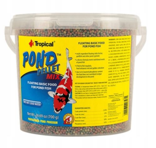 Tropical Pond Pellet Mix S храна за рибки 700 гр. 5 л
