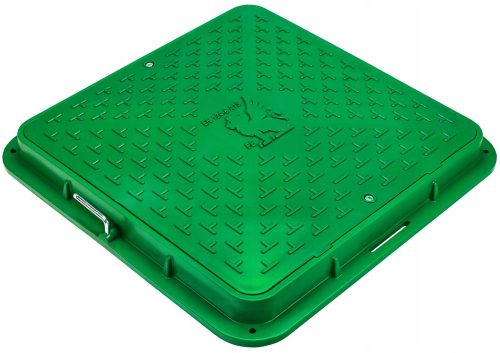 Капак за септична яма Babylonplast A15B7070Z1, зелен