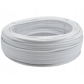    OMYp 2x1 бял многожилен кабел, плосък, 100 m