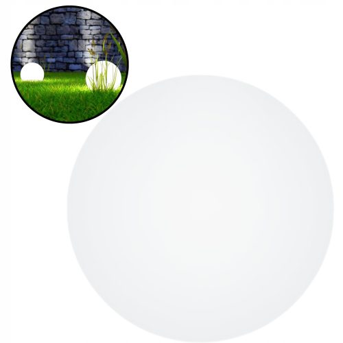 Кръгъл Global Led E27 стълб за осветление 40см бял