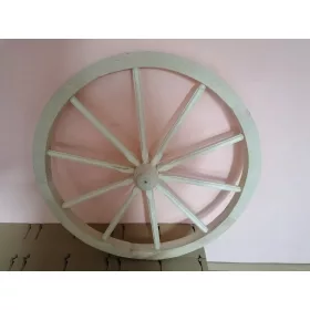  ДЪРВЕНО КОЛЕЛО 80 СМ ДЕКОРАЦИЯ