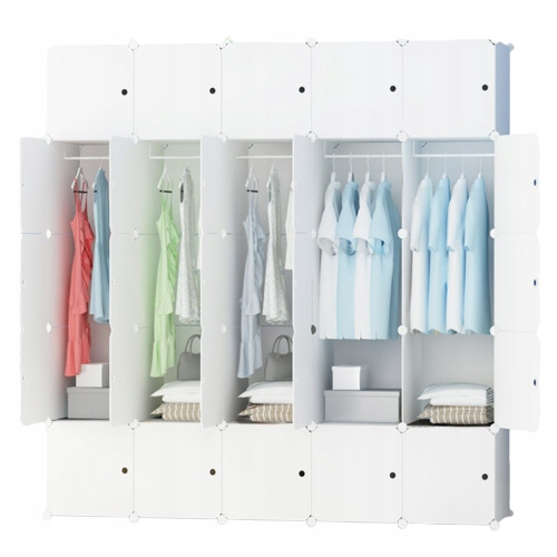  Гардероб Timetrade MODULAR WARDROBE 183 x 183 x 47 cm бял