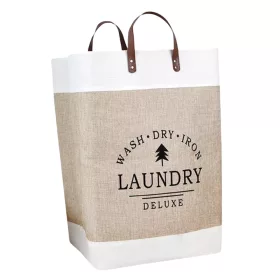    Стоящ кош за пране EVG 20л, бял, естествен