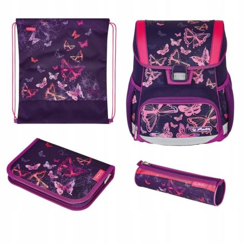  Комплект ученически раници Herlitz Loop Plus Butterflies