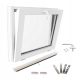 PVC прозорец Lorac 4151 бял 40x40см