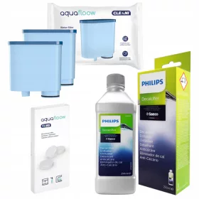    2× Воден филтър за кафе машина AquaFloow AF04, син + 2 други продукта