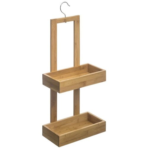  5five Simply Smart рафт за баня 155986 61x26x14 см 2 нива бамбук