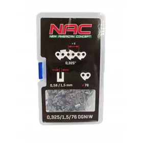   Верига за трион - Верига за трион NAC 50см 20" 325/1.5мм 76 звена