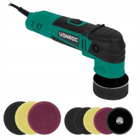    Двуфункционална полираща машина Vonroc 400W | Ø50 И Ø75MM | Включени са 8 подложки