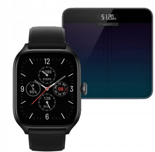  Смарт часовник Amazfit GTS 4 черен