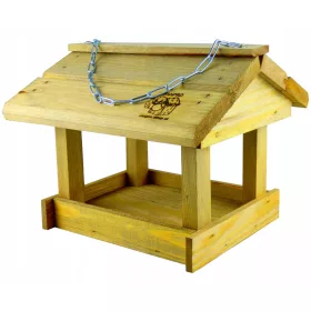   Хранилки за птици - Класическа дървена хранилка за птици