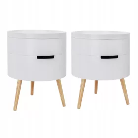    Комплект 2 нощни шкафчета, помощна масичка