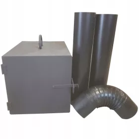    ГОЛЯМА КАМИНА 40/30/30 ПЕЧКА 2 ТРЪБНА ОПУШАЛНА КОЛЕНО