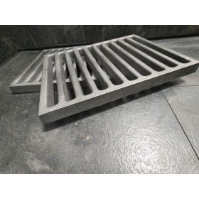   Калъфи за грил - Чугунена решетка за камина, решетка за печка скара 30х26см