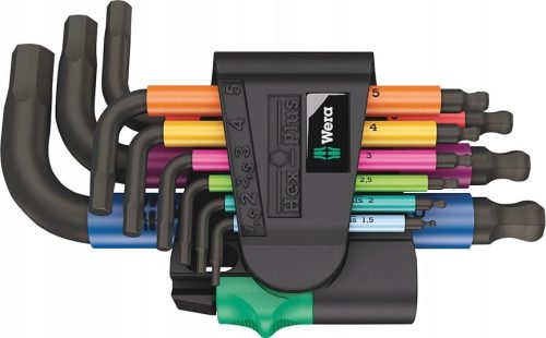  L-КЛЮЧ КОМПЛЕКТ 950/9 HEX-PLUS МНОГОЦВЕТЕН