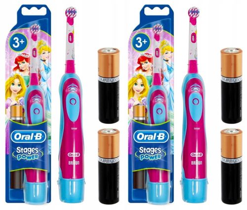  2 четки за зъби Oral B за деца принцеси