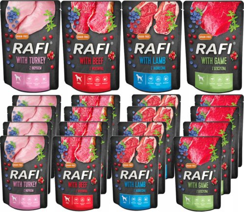  РАФИ ХРАНА ЗА КУЧЕТА САШЕ МИКС ОТ ВКУСОТИ 20х300ГР