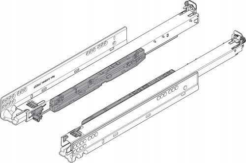  BLUM 766H7000S MOVENTO Водач Blumotion 60 кг