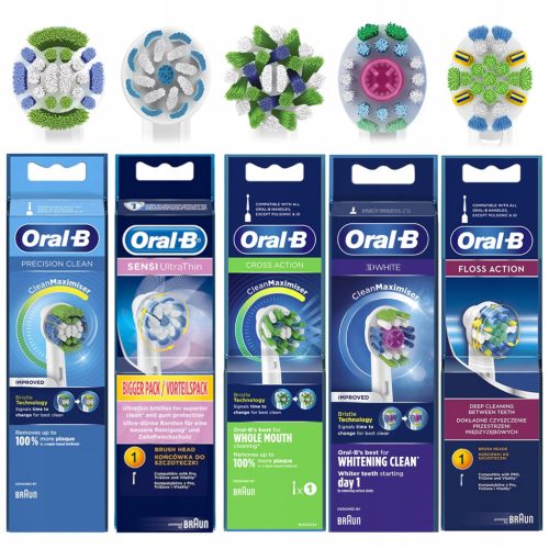  5x ORAL-B CROSS SENSI 3D ПРЕЦИЗЕН НАКЛЮЧИТЕЛ ЗА ЗАБЕЛЕЖКА