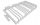 Воден радиатор за баня Mattresses from the Mountains 1000 W 530 x 1800 mm бял