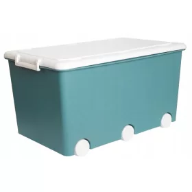    Контейнер за играчки, ракла, кутия, колела, TEGA