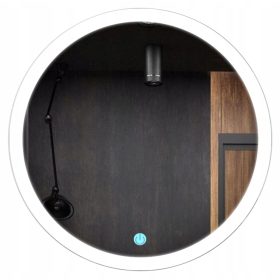   Огледало за баня - Кръгло LED стенно огледало Galakor 800 x 800 мм