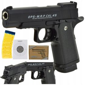    Colt Metal Pistol Replica 800 BBs + Книга със стикери, комикси Shop_lolki
