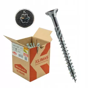   ВИНТОВЕ ЗА ДЪРВО 4х30 TORX 500 бр Бяло поцинковано