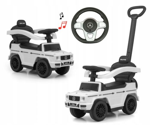  Milly Mally Автомобил с дръжка MERCEDES G350d Бял М