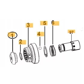  SDS plus шпиндел за перфоратори DEWALT