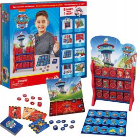   Настолна игра Spin Master Кула пълна с игри - 8 игри Paw Patrol