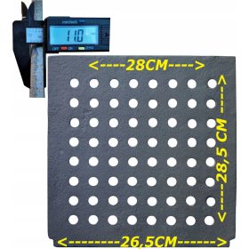    Чугунена решетка за камина 28.5х28 см