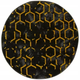   Килим - Килим с къс косъм FESTIVAL GOLD 140 х 140 см