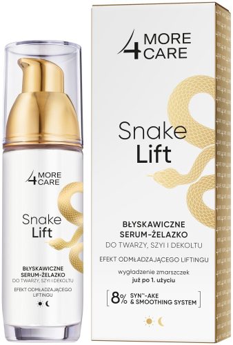  More4Care Snake Lift Instant серум-желязо за лице, шия и деколте 35 ml