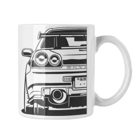   Чаша - Чаша с принт ZebraShop, 330 мл, бяла