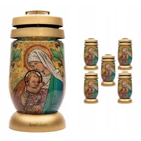   Лампион Bolsius Lampion 3 S 03 с витраж - комплект от 6