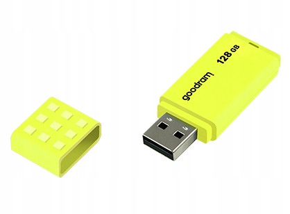  GOODRAM UME2 флашка 128 GB USB 2.0 жълта