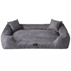    Кучешки диван Exclusive Bed, нюанси на сивото, 130 см х 100 см