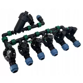    6 електромагнитни клапана Rain Bird, вентилационен клапан