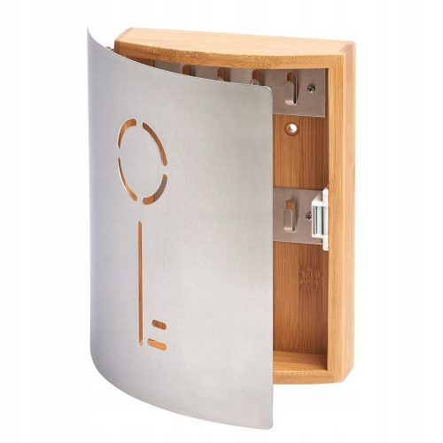  Шкаф за ключове Zeller 13846 24.5x21.5x5.5 см бамбук