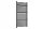 Воден радиатор за баня Pro-Term 448 W 530 x 950 mm сив