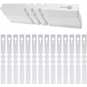  Завързан етикет бял 2 х 20 см 100 бр.