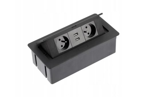 Електрически контакт, USB плот GTV черен
