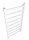 Воден радиатор за баня Pro-Term 323 W 530 x 900 mm бял