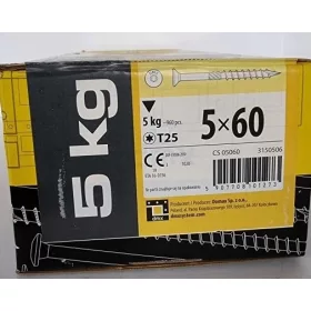   ДЪРВОДЕЛСКИ ВИНТОВЕ ЗА ДЪРВО 5х60 КОНУСНИ 5кг!!!