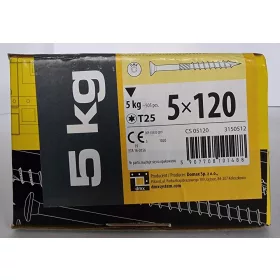   ДЪРВОДЕЛСКИ ВИНТОВЕ ЗА ДЪРВО 5х120 КОНУСНИ 5кг!!!